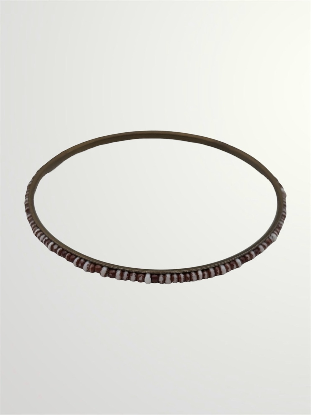 Boho Beaded Bangle Bracelet